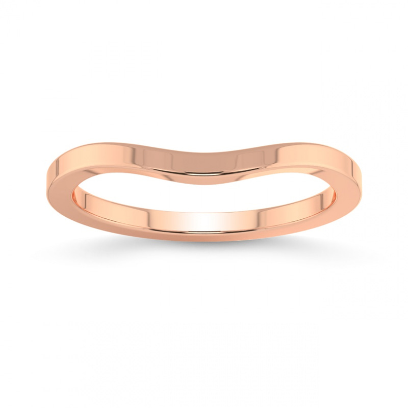 9ct Rose Gold Gwyn Wedding Band front image