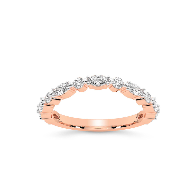 18kt Rose Gold May Wedding Band (7/8 Ct. Tw.) front image