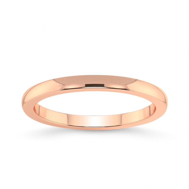 9ct Rose Gold Lia Classic Wedding Band front image
