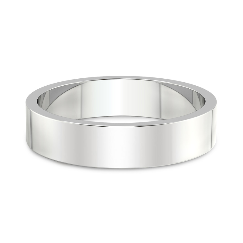 9ct White Gold Beau Classic Men's Band front image