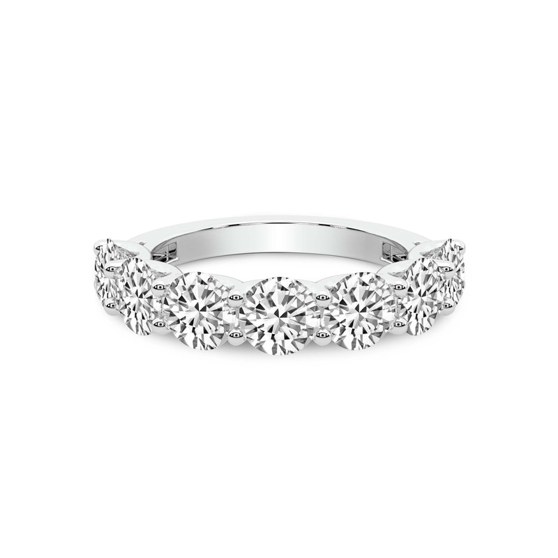 10kt White Gold Raquel Round Lab Diamond Anniversary Band (1 Ct. Tw.) front image