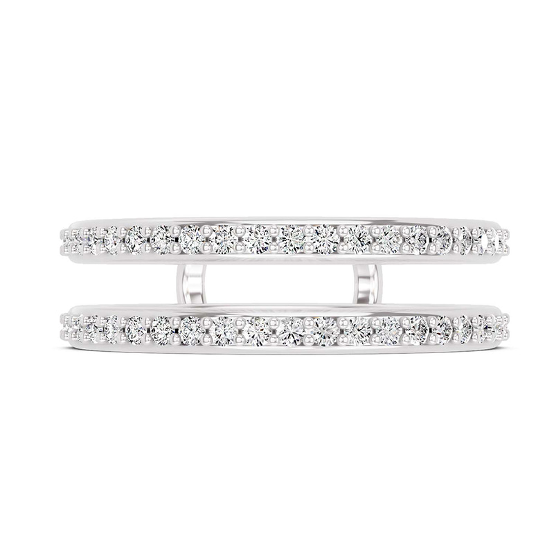 Platinum Nexa Guard Ring (1/2 Ct. Tw.) front image