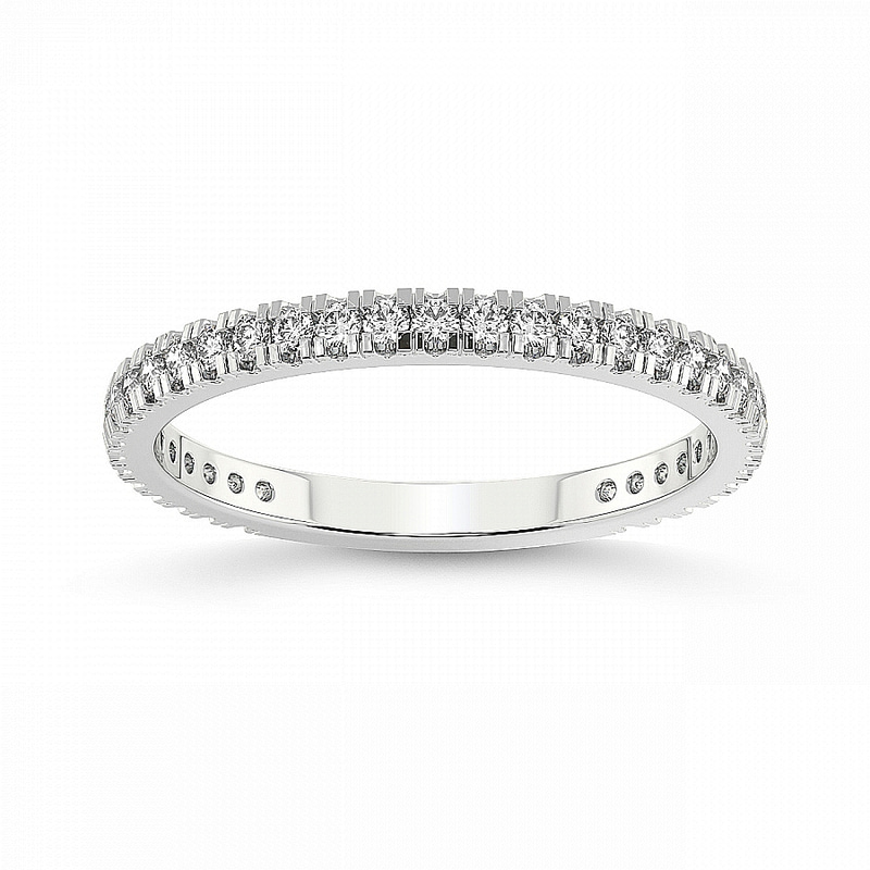 9ct White Gold Olga Wedding Band (1/3 Ct. Tw.) front image