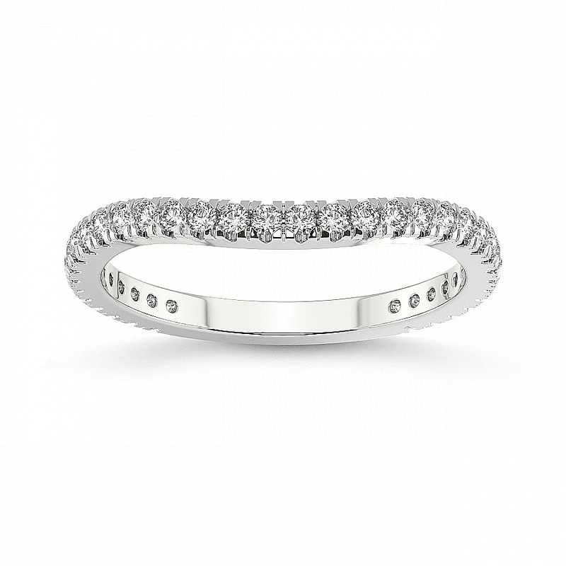 9ct White Gold Zea Wedding Band (1/3 Ct. Tw.) front image