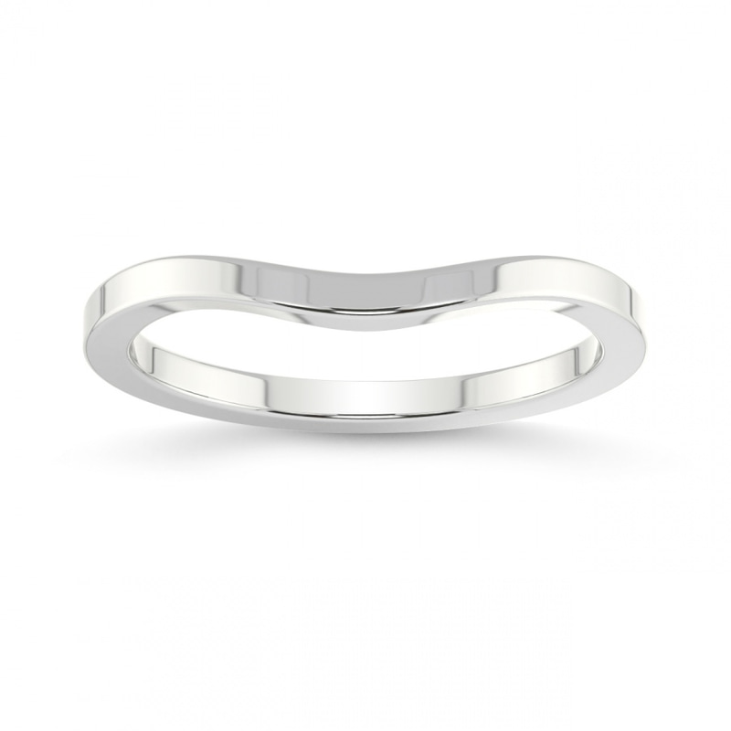 Platinum Gwyn Wedding Band front image