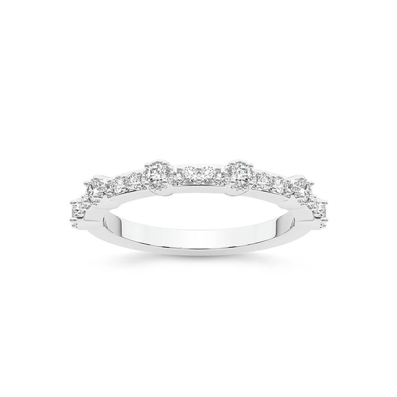 18kt White Gold lodie Wedding Band (1/3 Ct. Tw.) front image