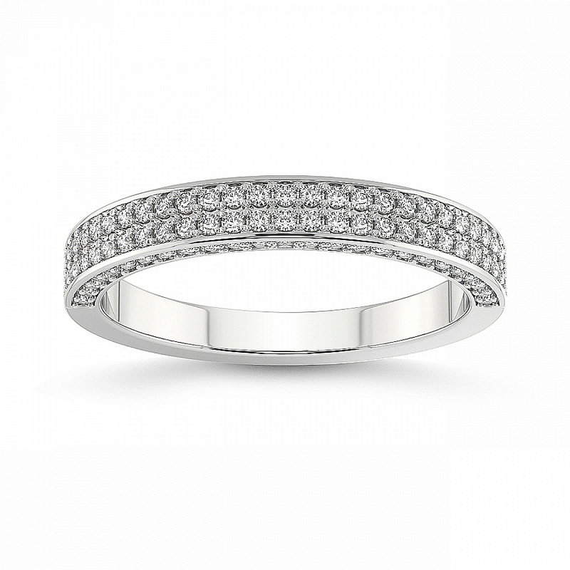 Platinum Emi Wedding Band (1/2 Ct. Tw.) front image