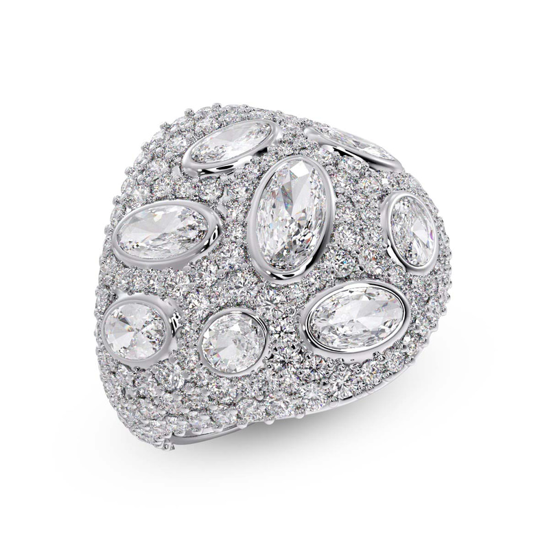 18kt White Gold The Mirror Room Cocktail Ring (2 Ct. Tw.) front image