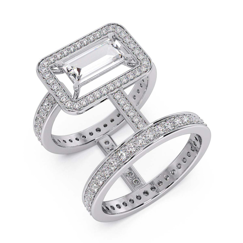 9ct White Gold The Diamond Trophy Cocktail Ring (1 3/4 Ct. Tw.) front image