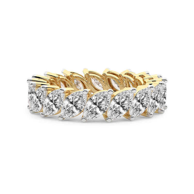 14kt Yellow Gold Milani Marquise Lab Diamond Eternity Ring (3 Ct. Tw.) front image