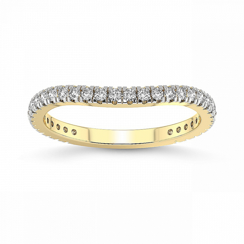 14ct Yellow Gold Zea Wedding Band (1/3 Ct. Tw.) front image