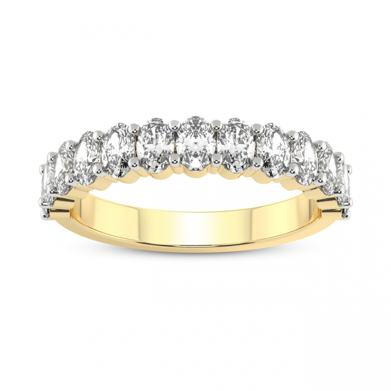 14kt Yellow Gold Hazel Wedding Band (1 1/4 Ct. Tw.) front image