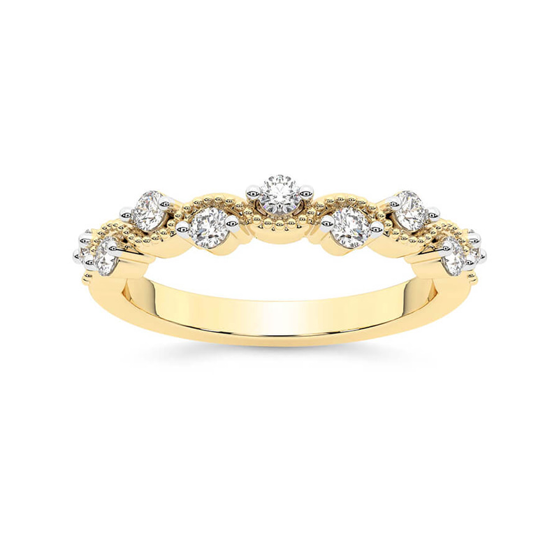 14ct Yellow Gold Esme Wedding Band (1/3 Ct. Tw.) front image