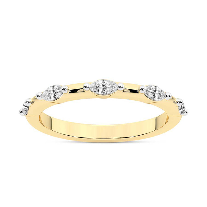 18kt Yellow Gold Moana Wedding Band (3/4 Ct. Tw.) front image