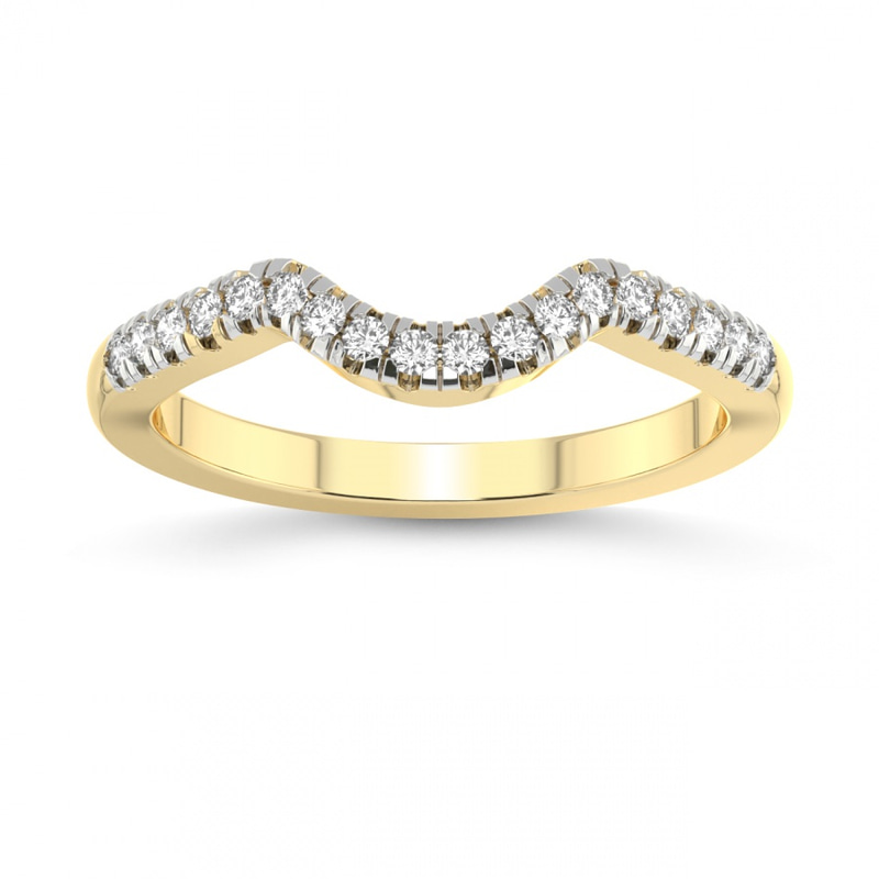 9ct Yellow Gold Orla Wedding Band (1/5 Ct. Tw.) front image