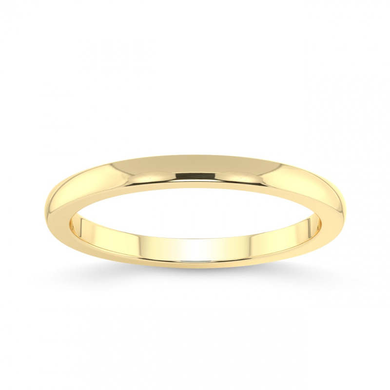 14kt Yellow Gold Lia Classic Wedding Band front image