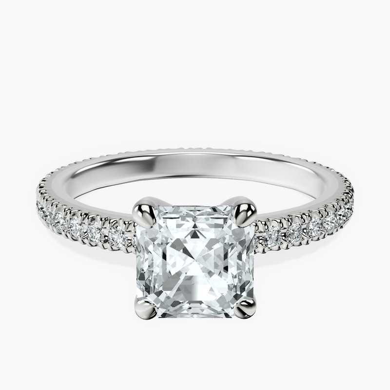 Claire Full Eternity Lab Diamond Ring front view