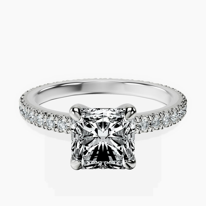 Claire Full Eternity Lab Diamond Ring front view
