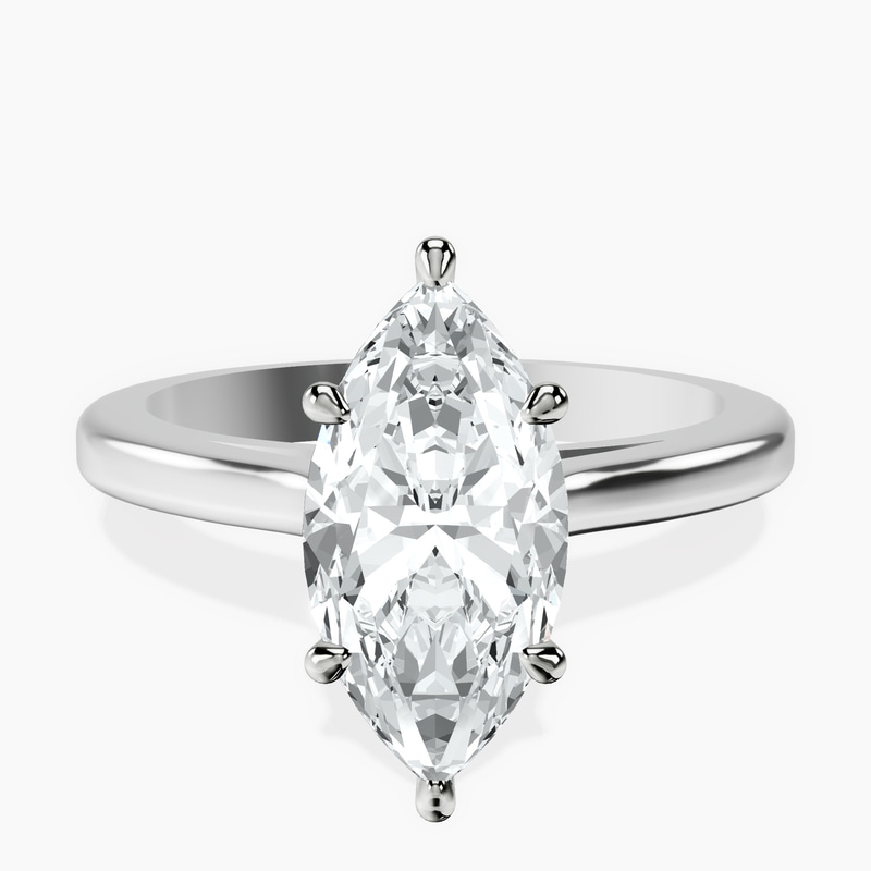 1.39 ct. marquise Siran Halo Ring in 14kt white gold rtr top