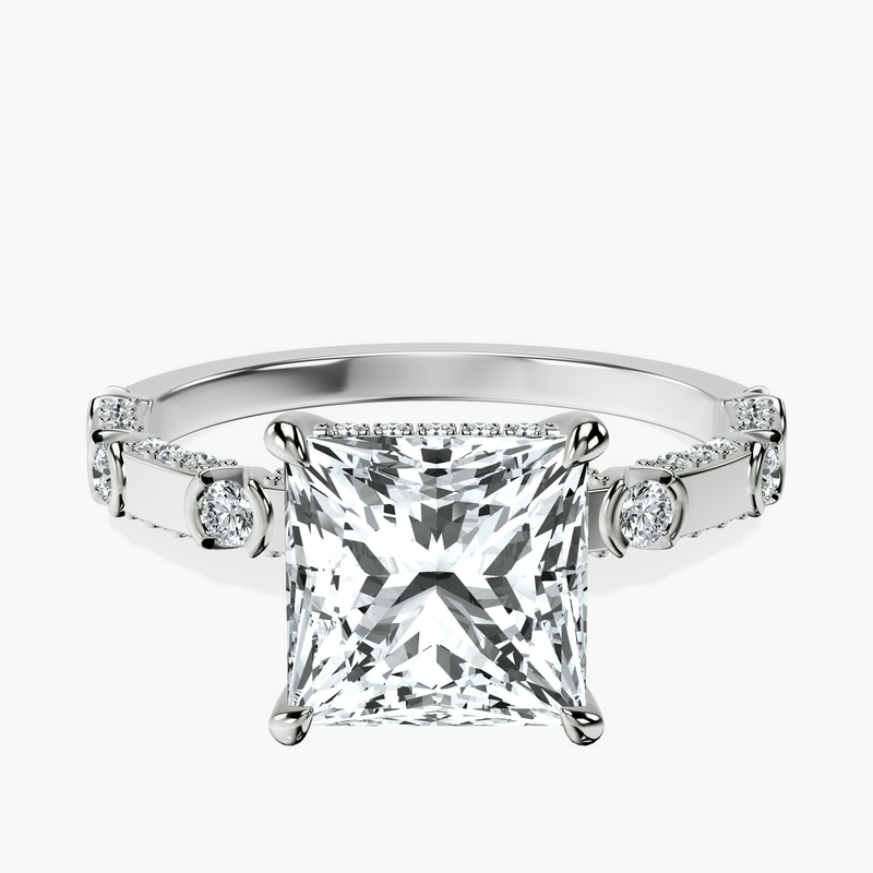 Majestic Love Lab Diamond Accent Ring front view