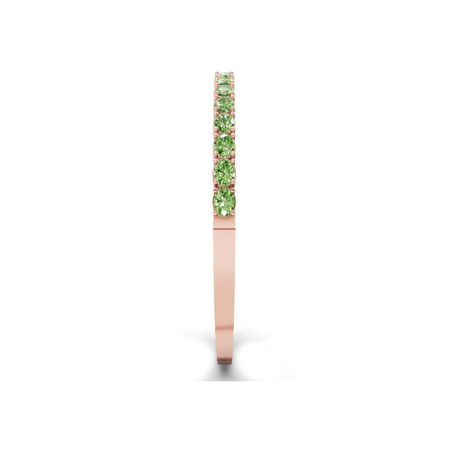 14kt Rose Gold Oval Serenity Lab Diamond Openable Bangle Bracelet (2 Ct. Tw.) left