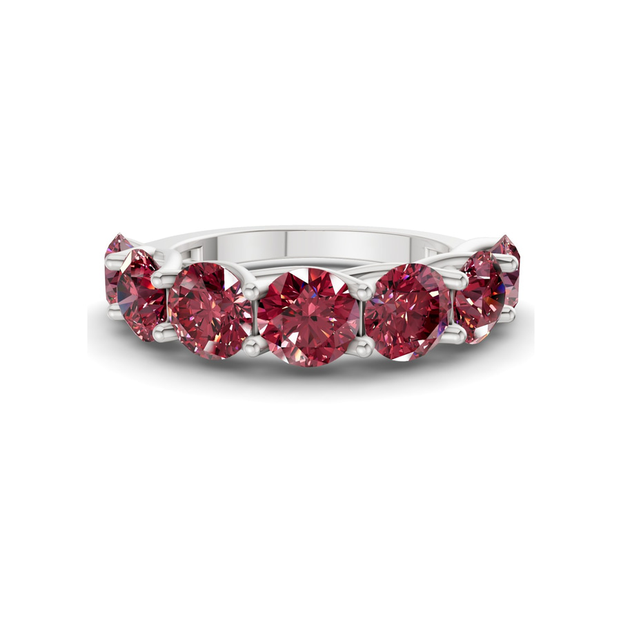10kt White Gold Valentina Round Lab Diamond Anniversary Band (1/2 Ct. Tw.) front image