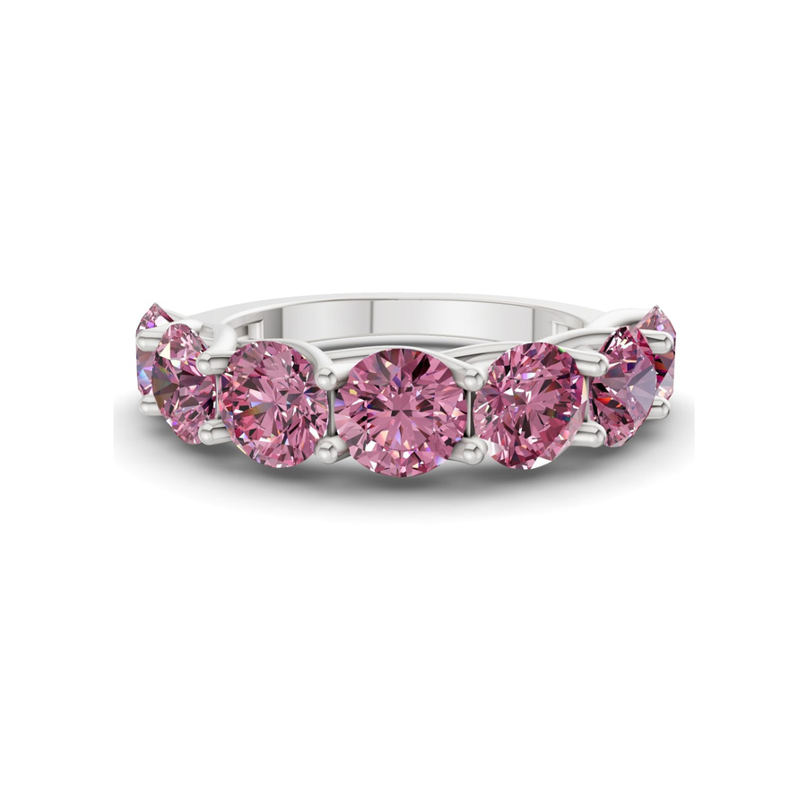 Platinum Valentina Round Lab Diamond Anniversary Band (1 Ct. Tw.) front image