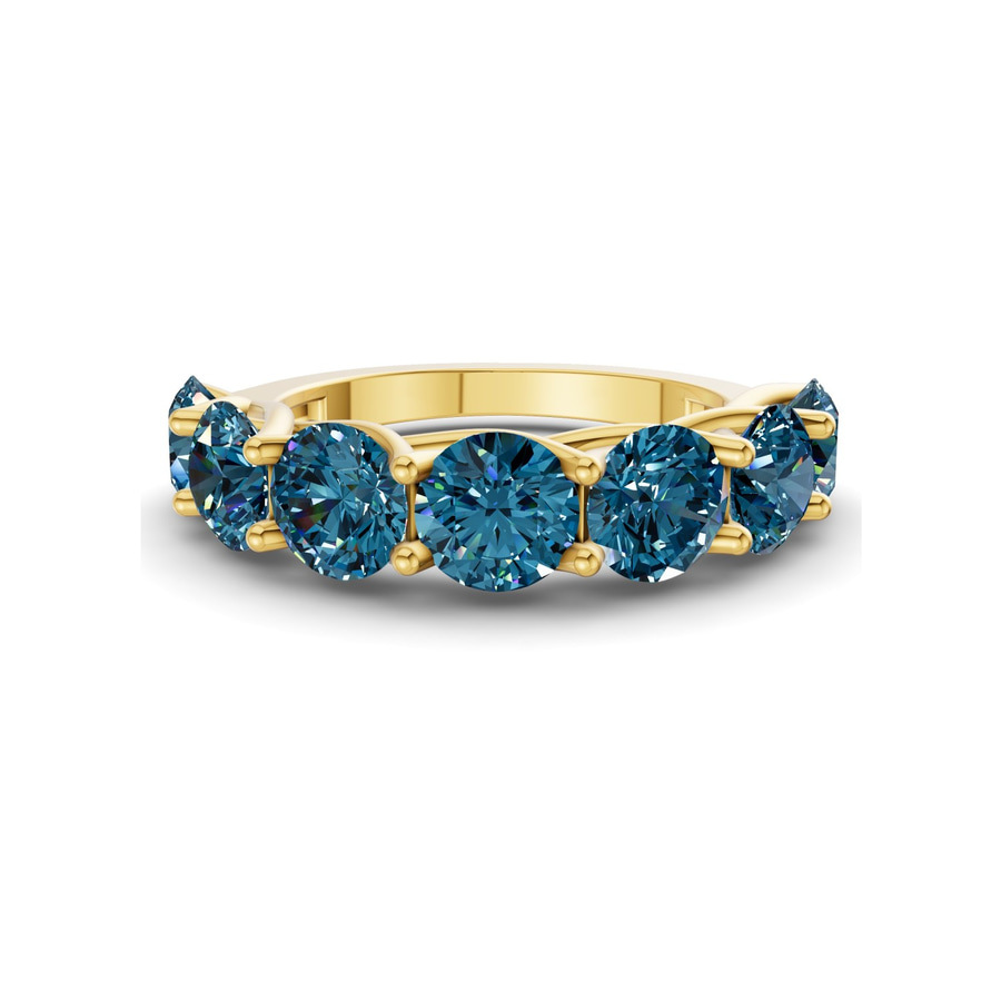 14kt Yellow Gold Valentina Round Lab Diamond Anniversary Band (1/2 Ct. Tw.) front image