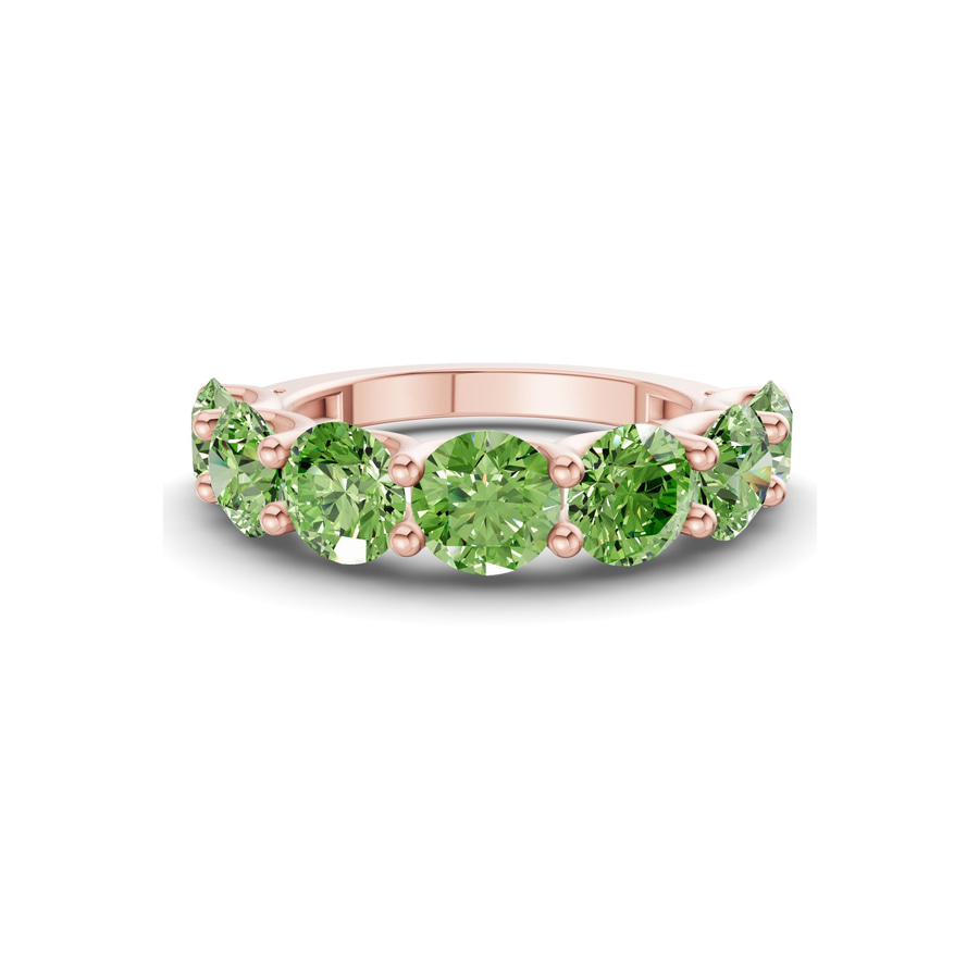 10kt Rose Gold Raquel Round Lab Diamond Anniversary Band (4 Ct. Tw.) front image