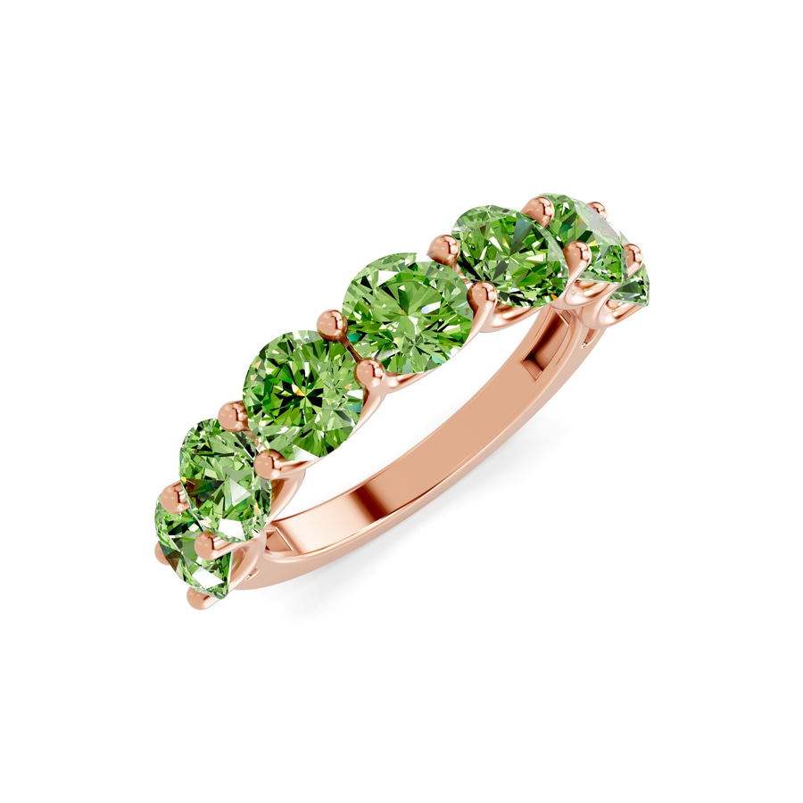 10kt Rose Gold Raquel Round Lab Diamond Anniversary Band (4 Ct. Tw.) right