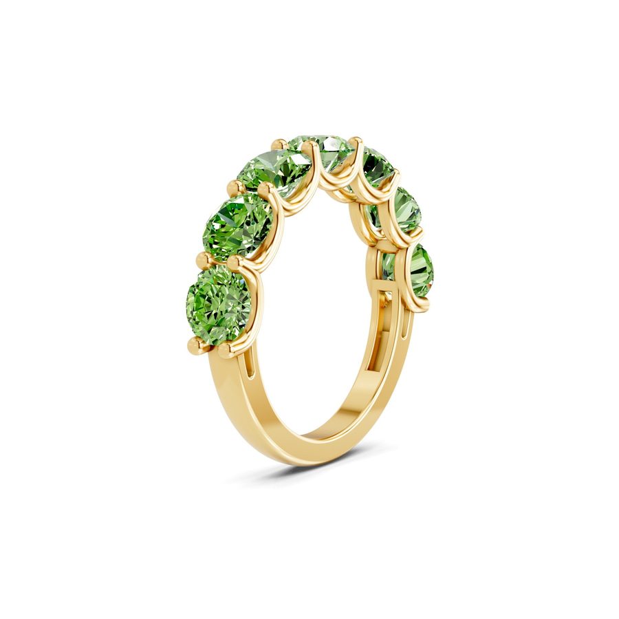 10kt Yellow Gold Raquel Round Lab Diamond Anniversary Band (1 Ct. Tw.) left