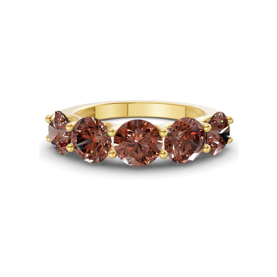 10kt Yellow Gold Camille Round Lab Diamond Anniversary Band (6 Ct. Tw.) front image