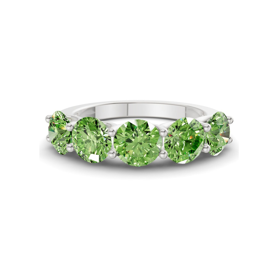 Platinum Camille Round Lab Diamond Anniversary Band (3 Ct. Tw.) front image