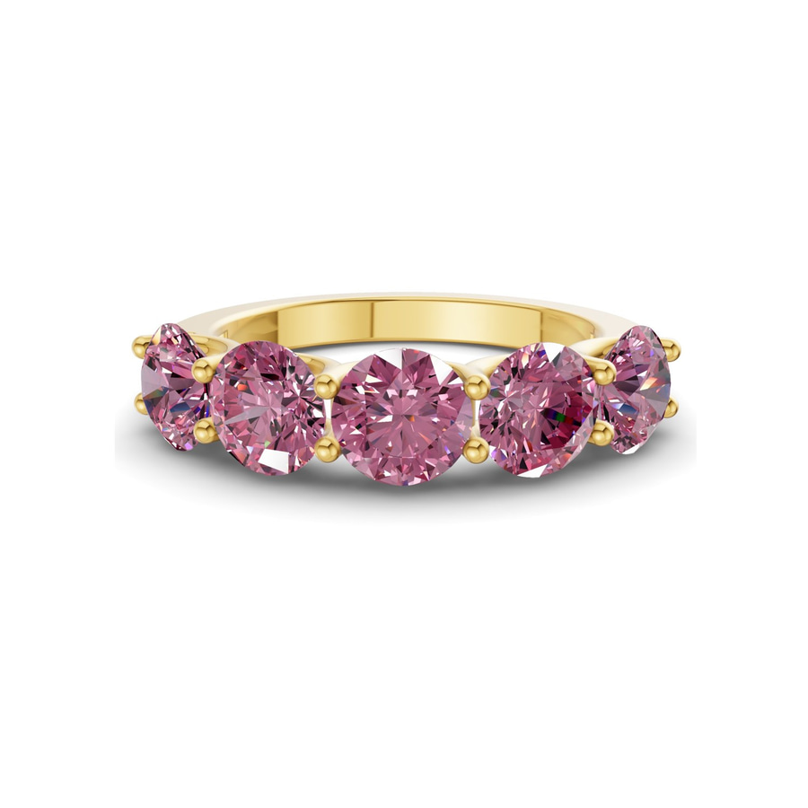 14kt Yellow Gold Camille Round Lab Diamond Anniversary Band (2 Ct. Tw.) front image