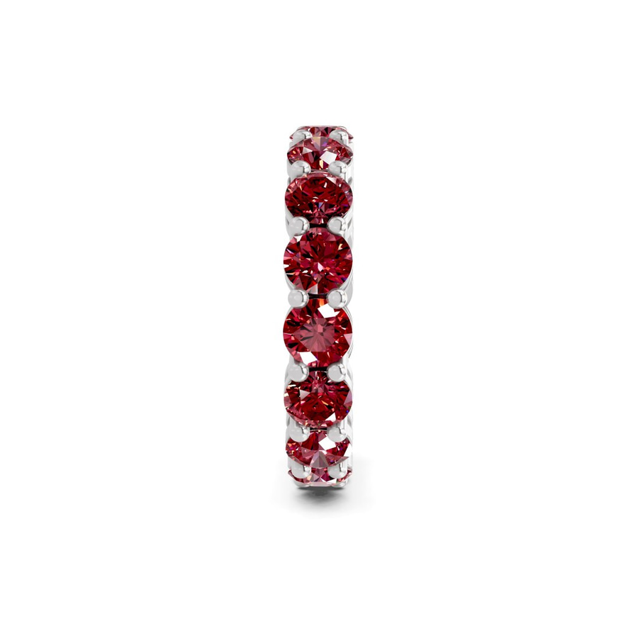 10kt White Gold Elysia Round Lab Diamond Eternity Ring (5 Ct. Tw.) standing product image one