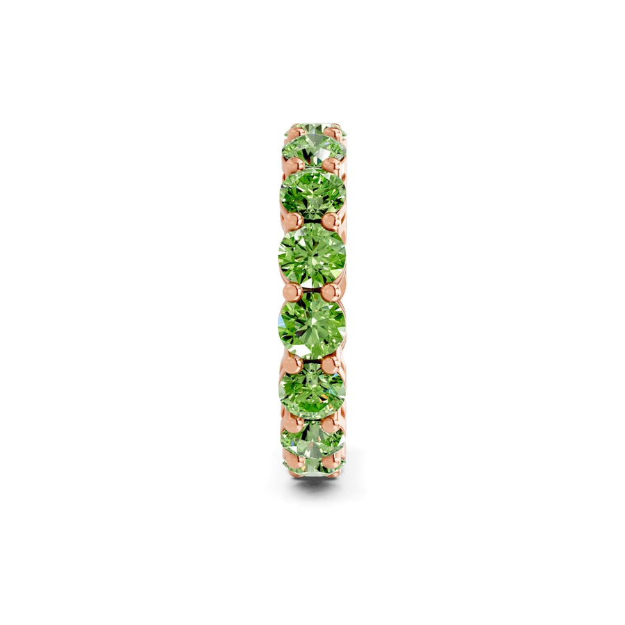 9ct Rose Gold Elysia Round Lab Diamond Eternity Ring (3 Ct. Tw.) standing product image one