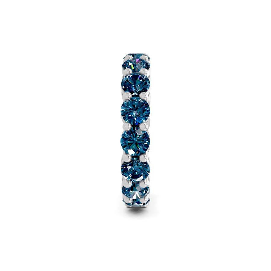 10kt White Gold Elysia Round Lab Diamond Eternity Ring (1 Ct. Tw.) standing product image one