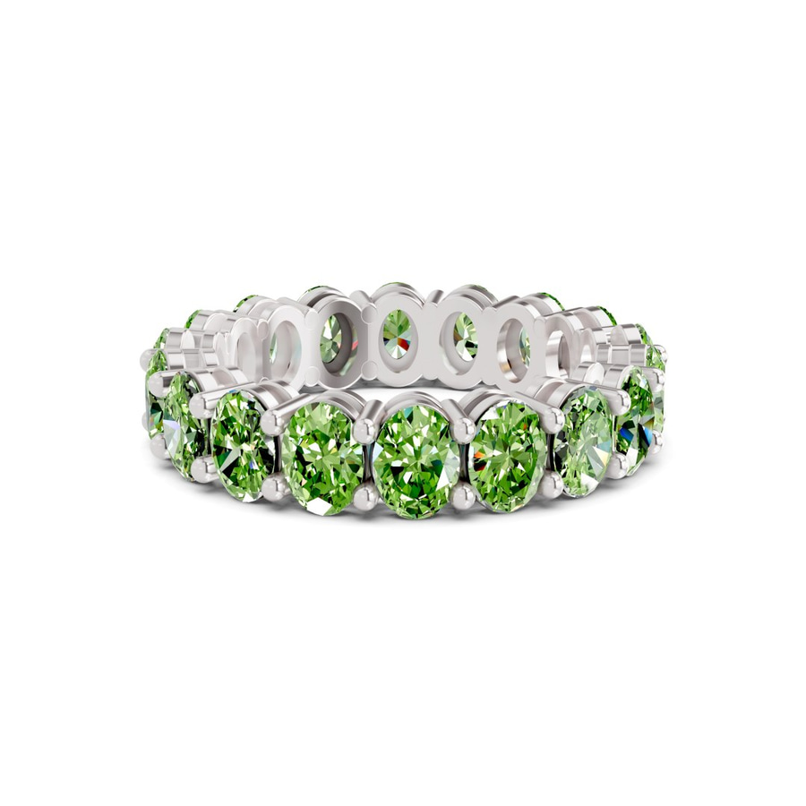 14kt White Gold Camila Oval Lab Diamond Eternity Ring (6 Ct. Tw.) front image