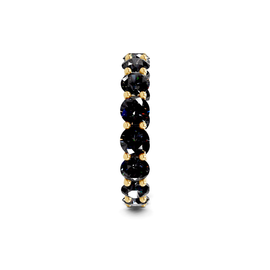 10kt Yellow Gold Neveah Round Lab Diamond Eternity Ring (1 Ct. Tw.) left
