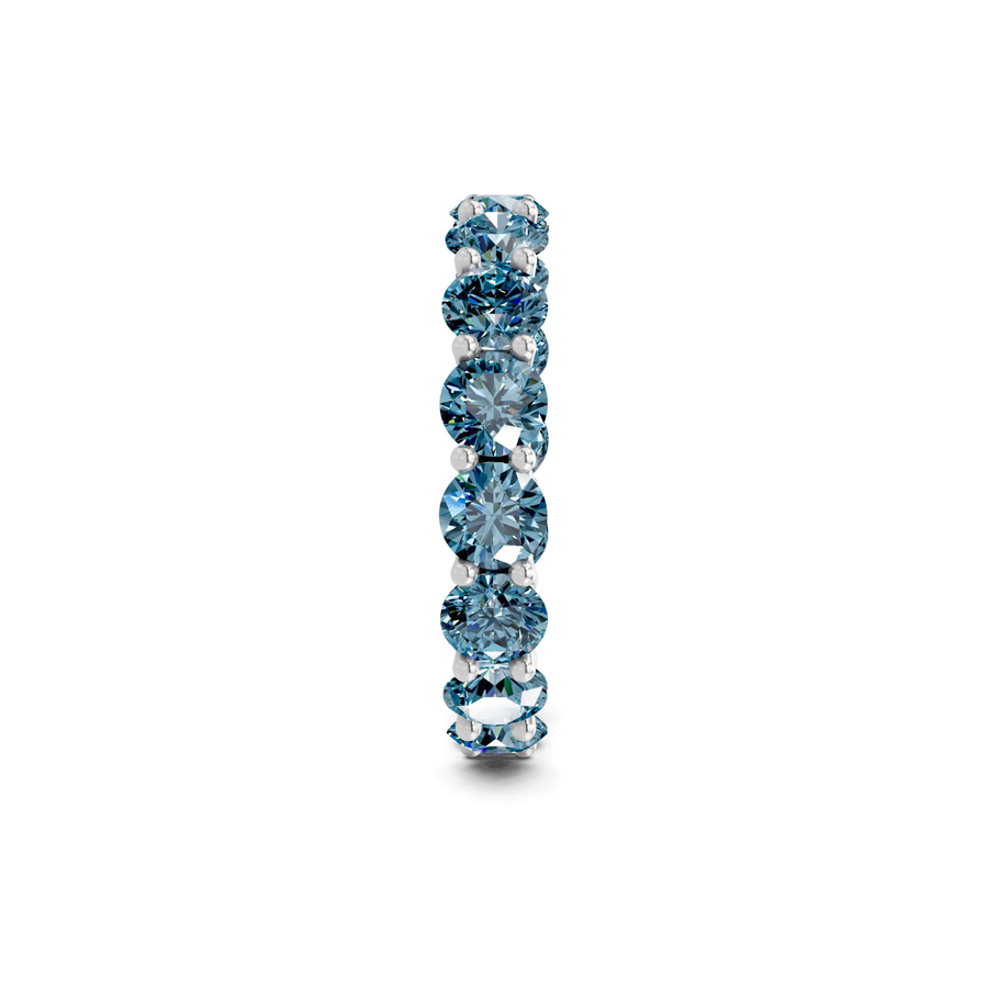 Platinum Neveah Round Lab Diamond Eternity Ring (5 Ct. Tw.) left