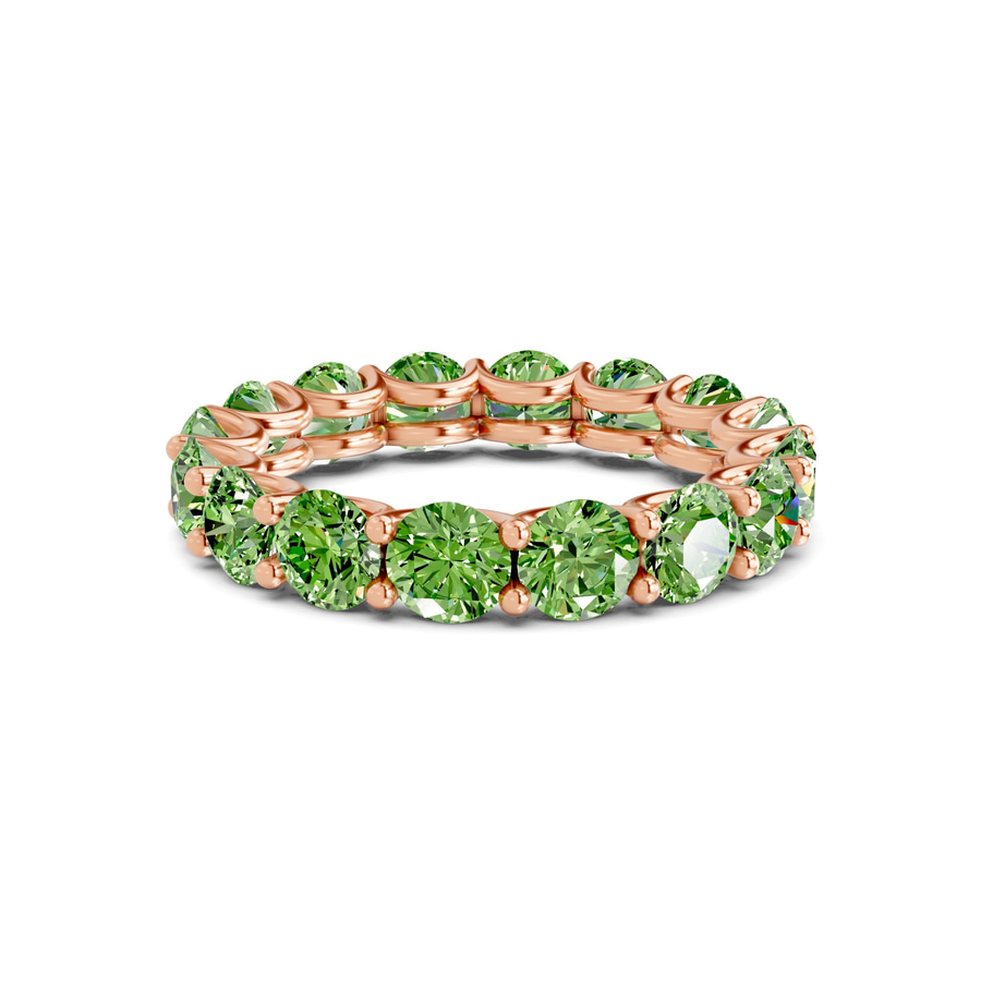10kt Rose Gold Neveah Round Lab Diamond Eternity Ring (3 Ct. Tw.) front image