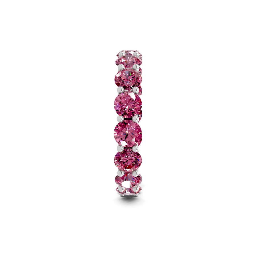 Platinum Neveah Round Lab Diamond Eternity Ring (3 Ct. Tw.) left