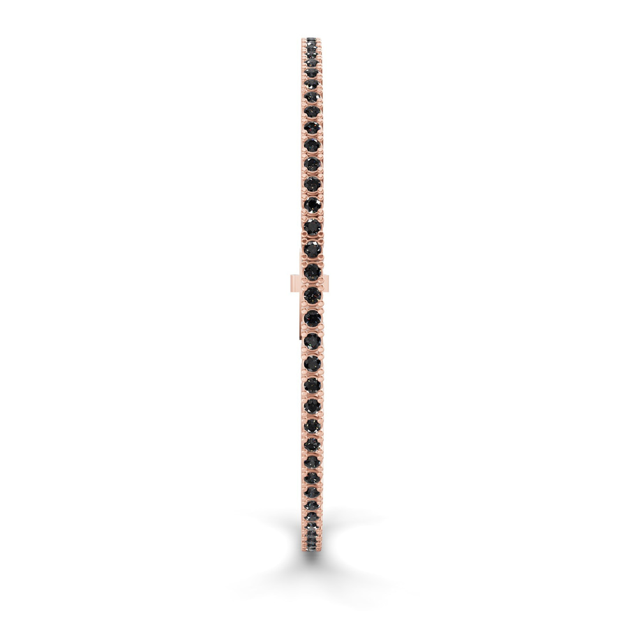14kt Rose Gold Darcy Round Lab Diamond Tennis Bracelet (12 Ct. Tw.) standing product image one