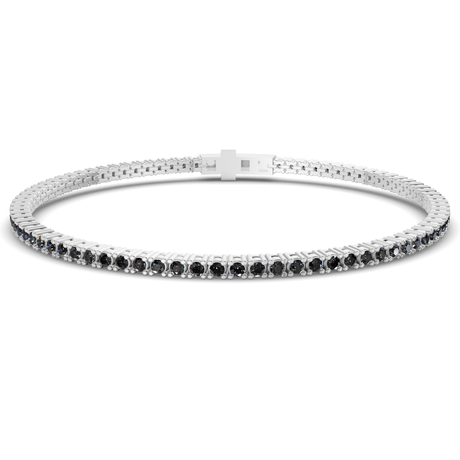 14kt White Gold Darcy Round Lab Diamond Tennis Bracelet (2 Ct. Tw.) front image
