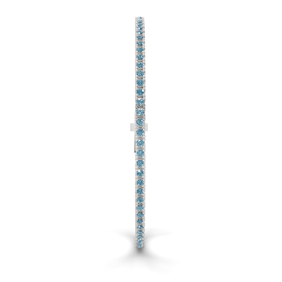 Platinum Darcy Round Lab Diamond Tennis Bracelet (7 Ct. Tw.) standing product image one
