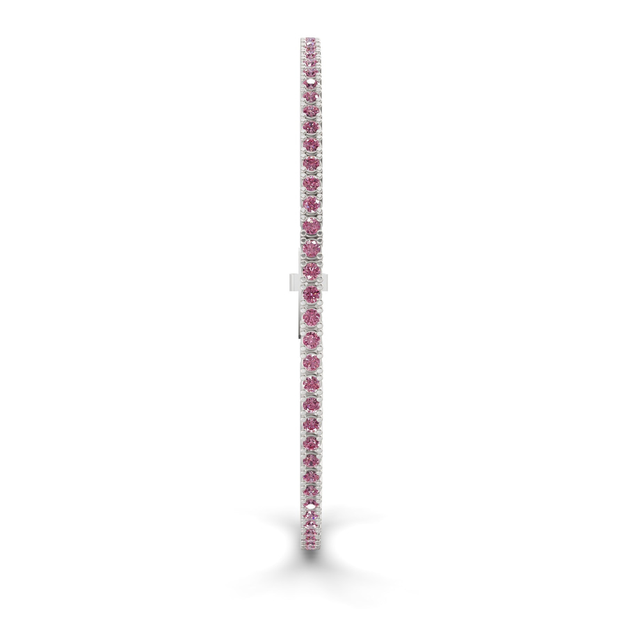 Platinum Darcy Round Lab Diamond Tennis Bracelet (5 Ct. Tw.) standing product image one