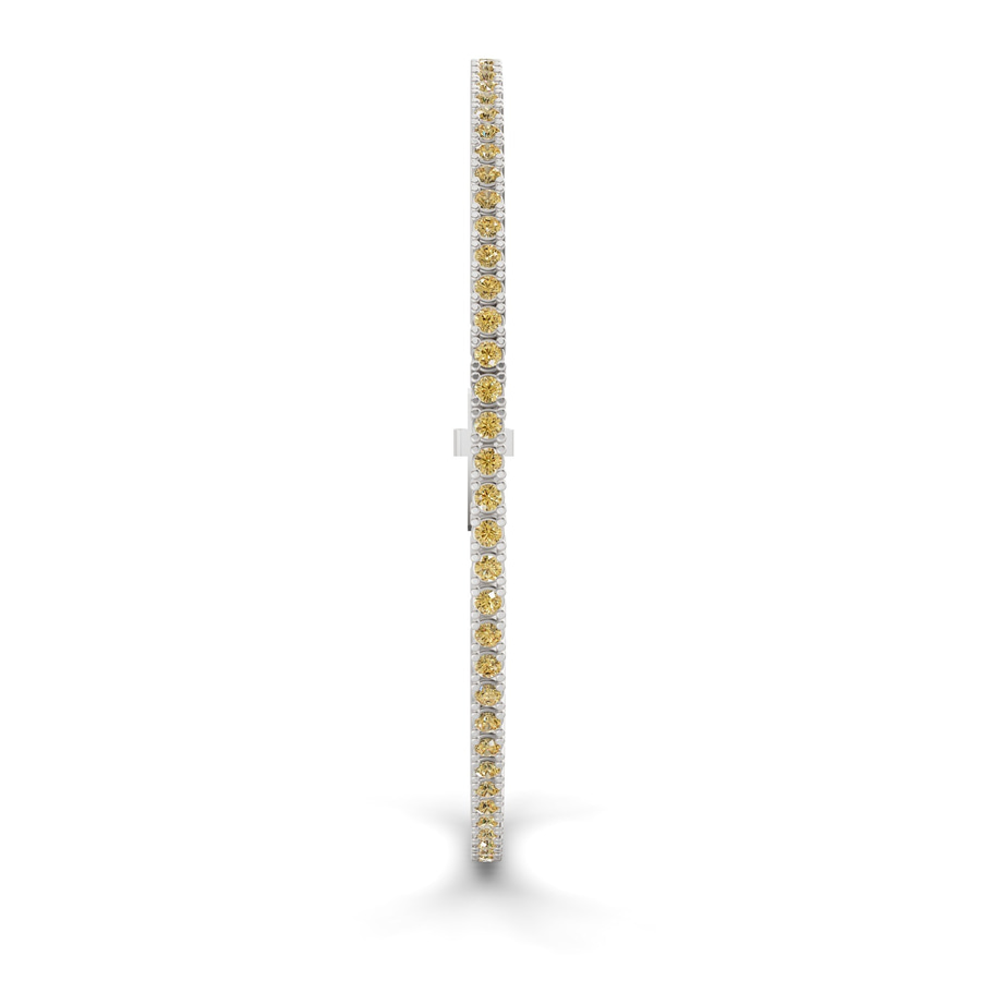 Platinum Darcy Round Lab Diamond Tennis Bracelet (12 Ct. Tw.) standing product image one