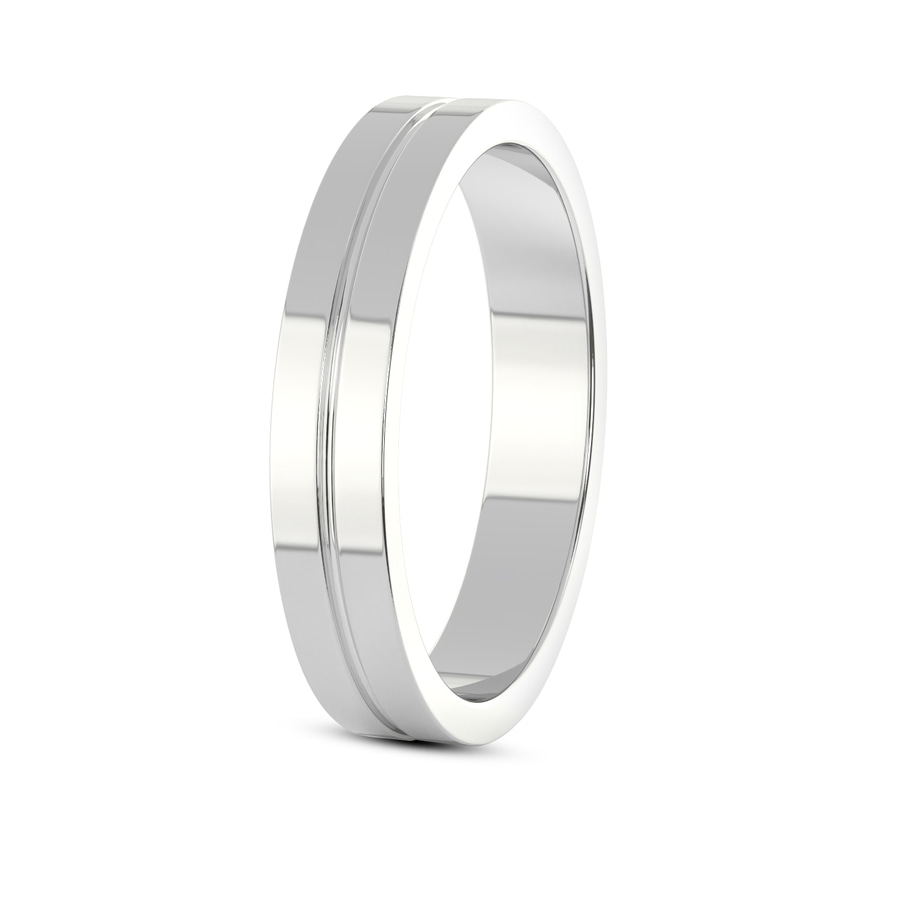 Platinum Amour Couple Rings (1/8 Ct. Tw.) left