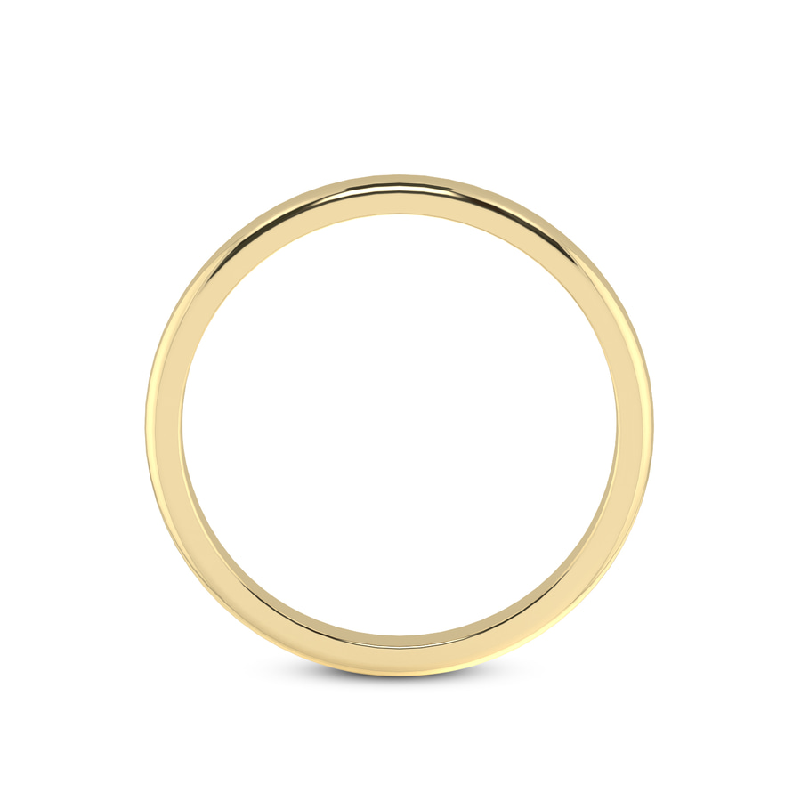 14kt Yellow Gold Timeless Love Couple Rings her right
