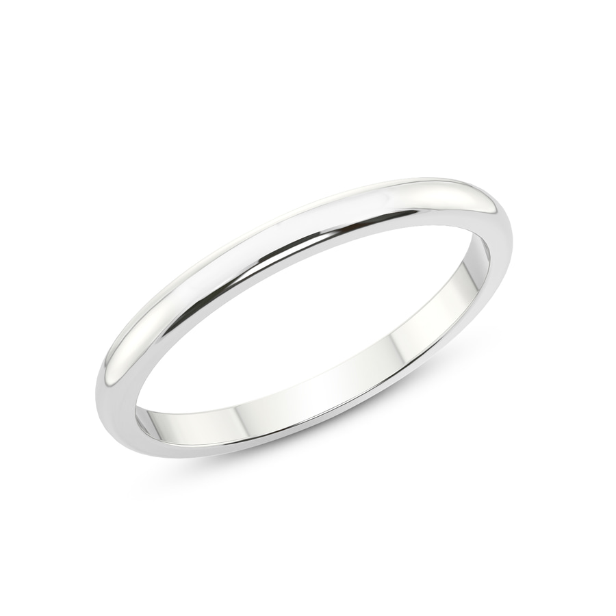 10kt White Gold Timeless Love Couple Rings her top